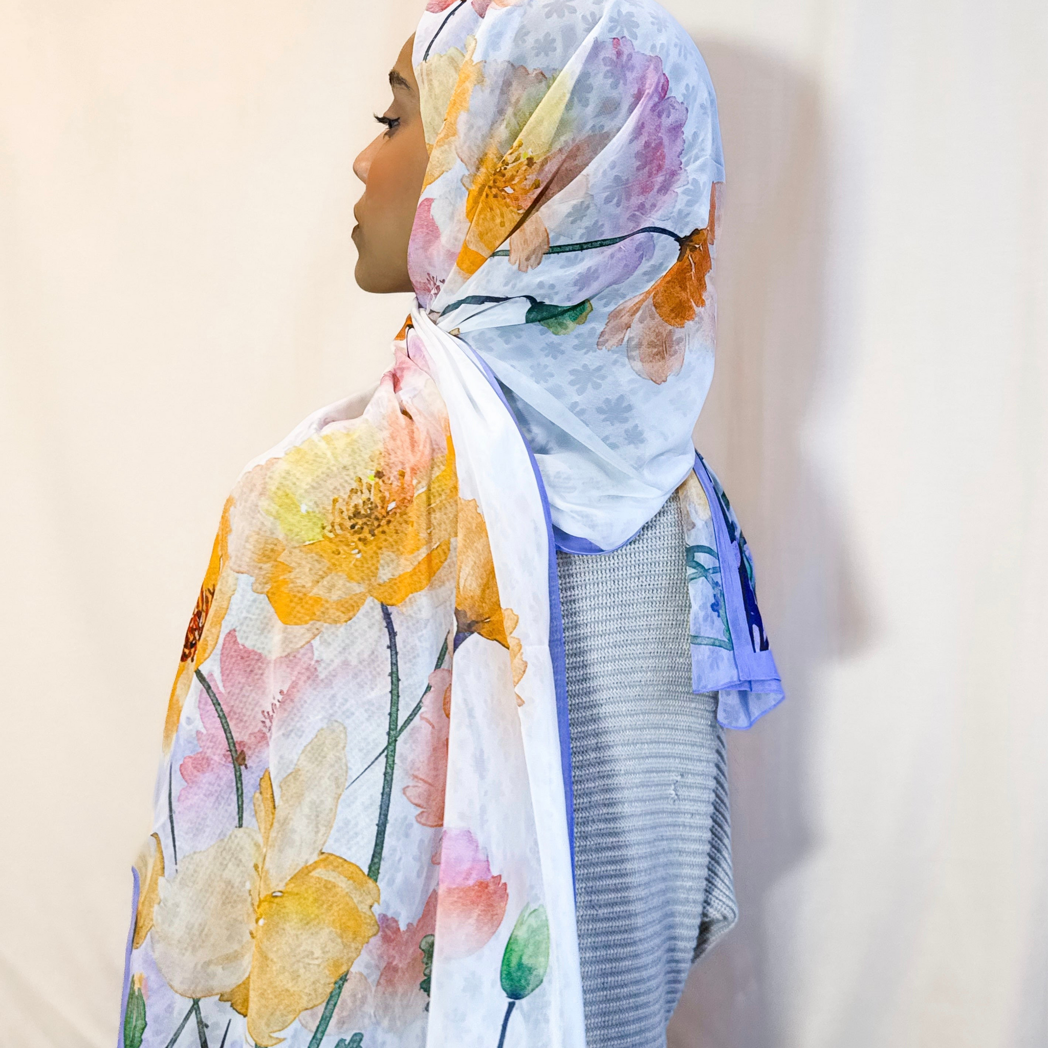 Châle en crêpe "ANAYA"