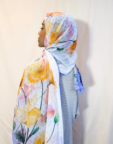 Châle en crêpe "ANAYA"