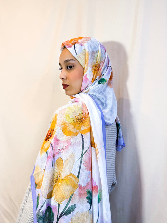 Châle en crêpe "ANAYA"