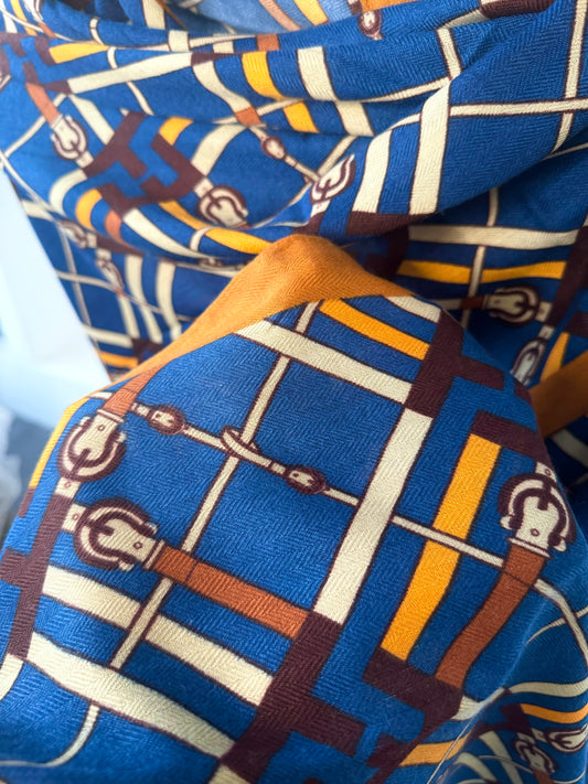 Châle en lin "TOFFEE"