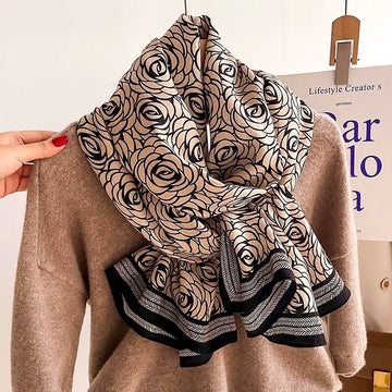 Châle en lin "ROSACE"