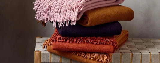 Châle en Cachemire "ROSE CLAIRE"