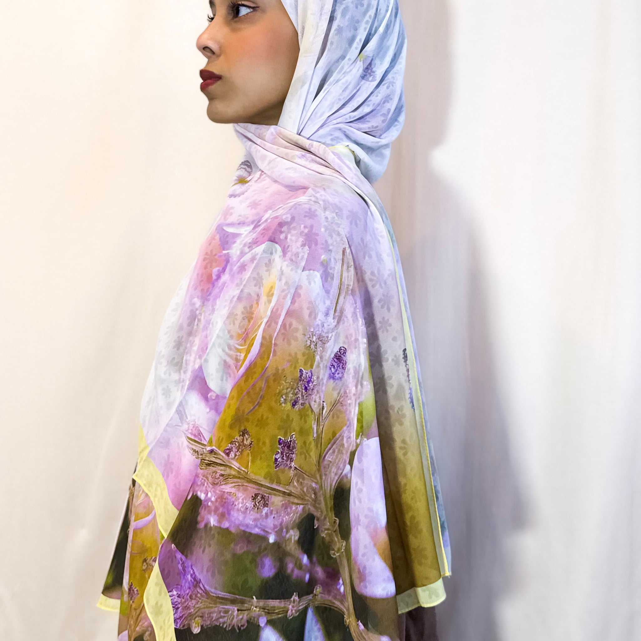 Châle en crêpe "VAYRA"