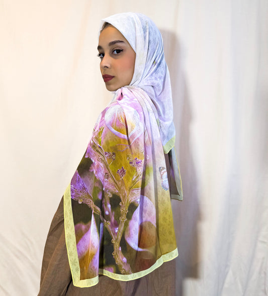 Châle en crêpe "VAYRA"