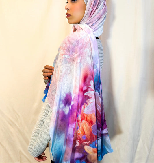 Châle en crêpe "ELORA"