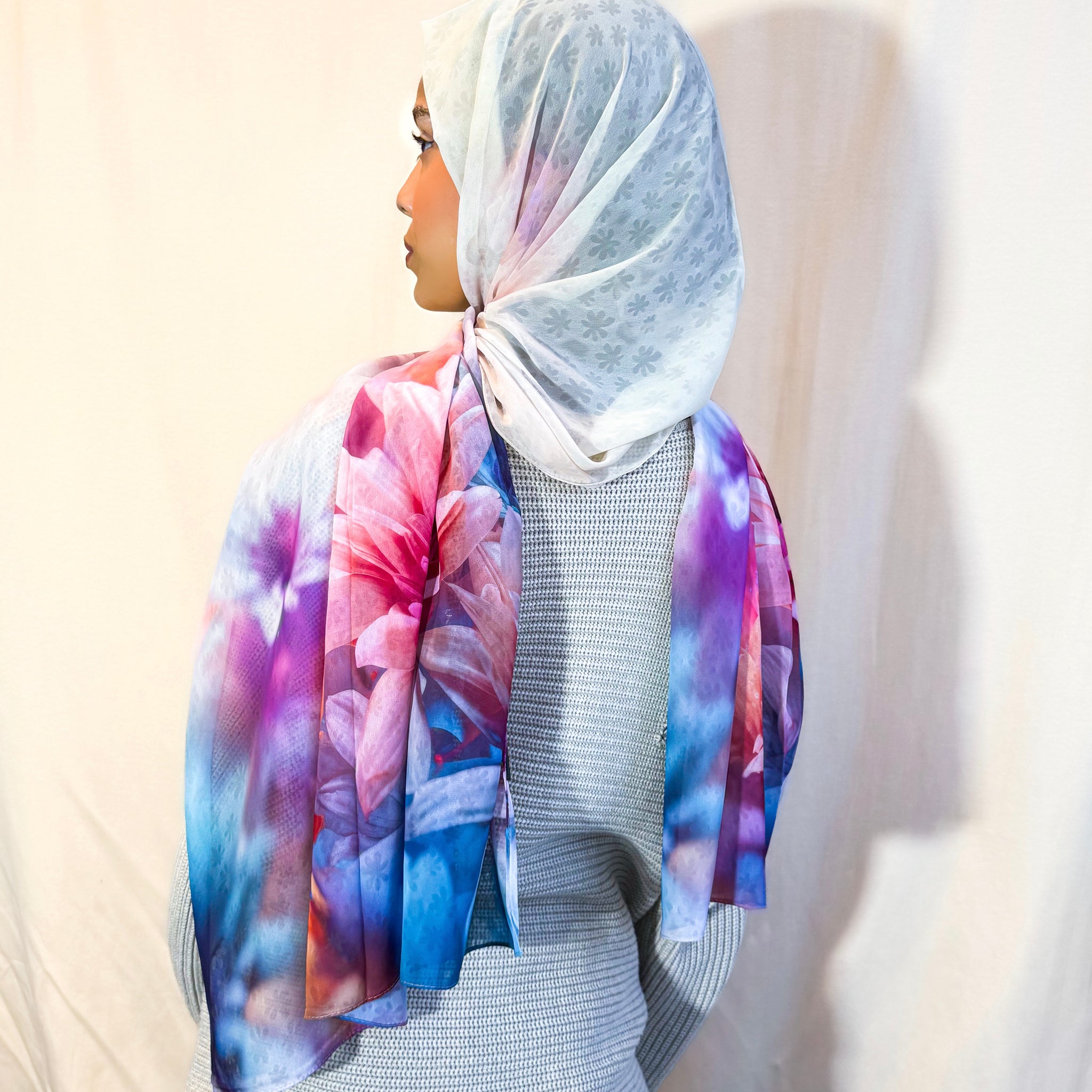 Châle en crêpe "ELORA"