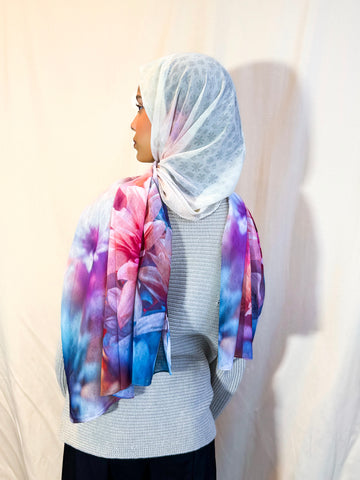 Châle en crêpe "ELORA"