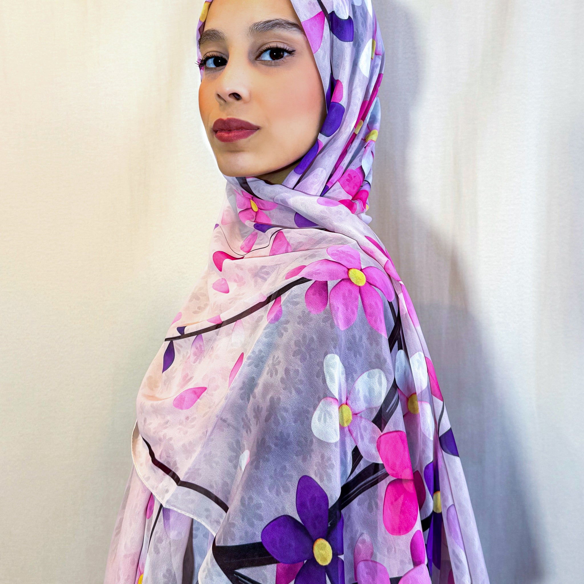 Châle en crêpe "SELVYA"