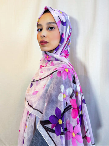 Châle en crêpe "SELVYA"