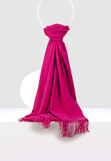 Châle en Cachemire "FUSHIA"