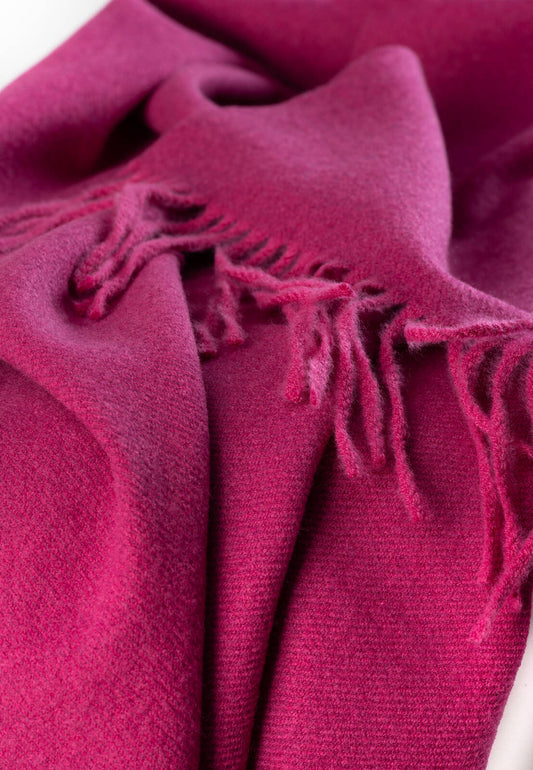 Châle en Cachemire "FUSHIA"