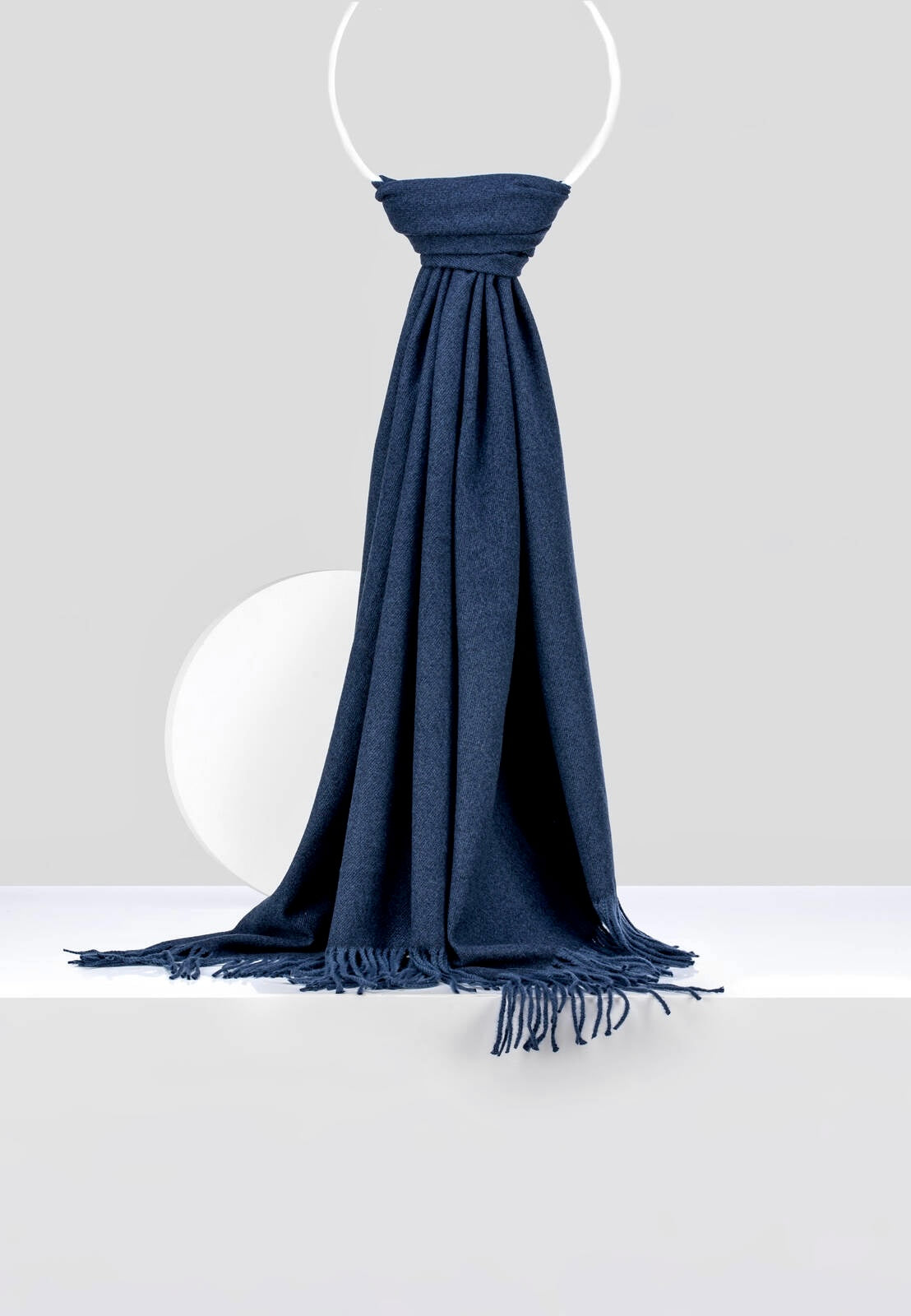 Châle en Cachemire "BLEU MARINE"