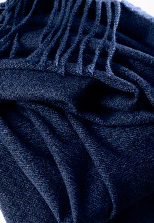 Châle en Cachemire "BLEU MARINE"